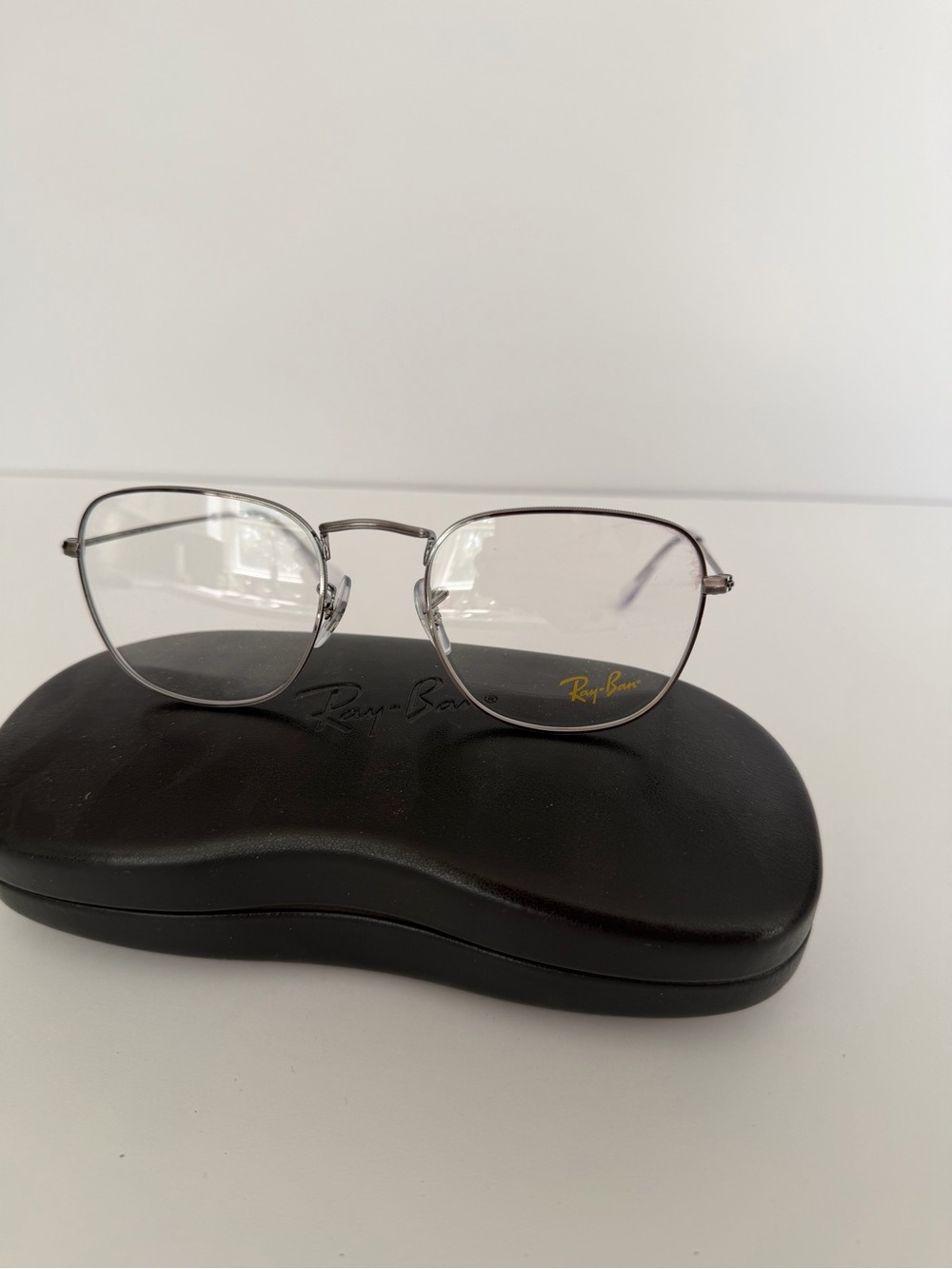 Ray-Ban Men’s Silver Metal Frame Glasses